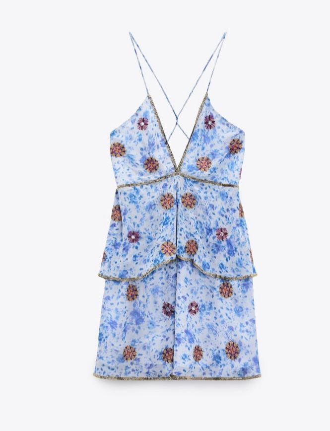 Zara gewild jurkje maat XS