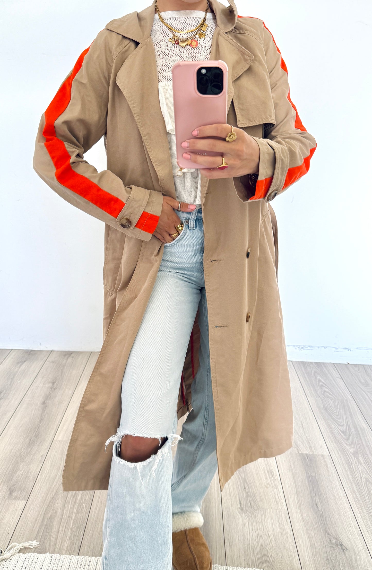 ONLY trenchcoat maat M