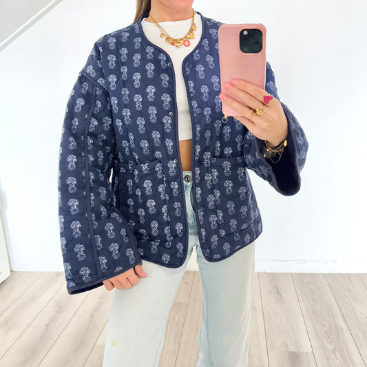 Pull & Bear quilted jasje maat L
