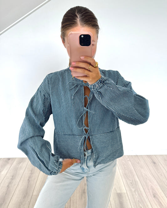 My Jewellery top met strikjes maat S
