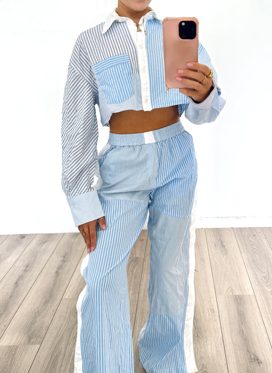 Zara set (blouse + broek) maat XS