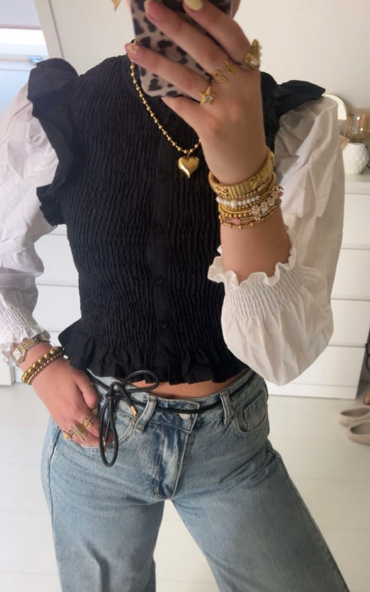 Zara gewilde top maat XS