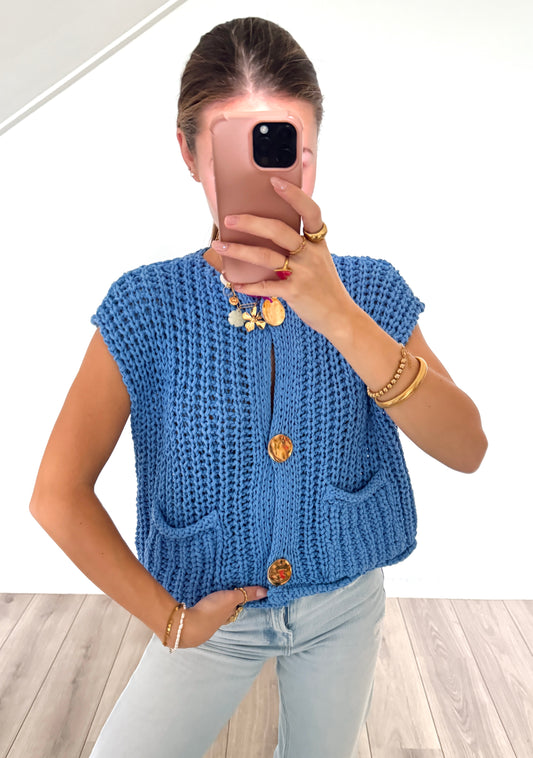 Zara gehaakt gilet maat M